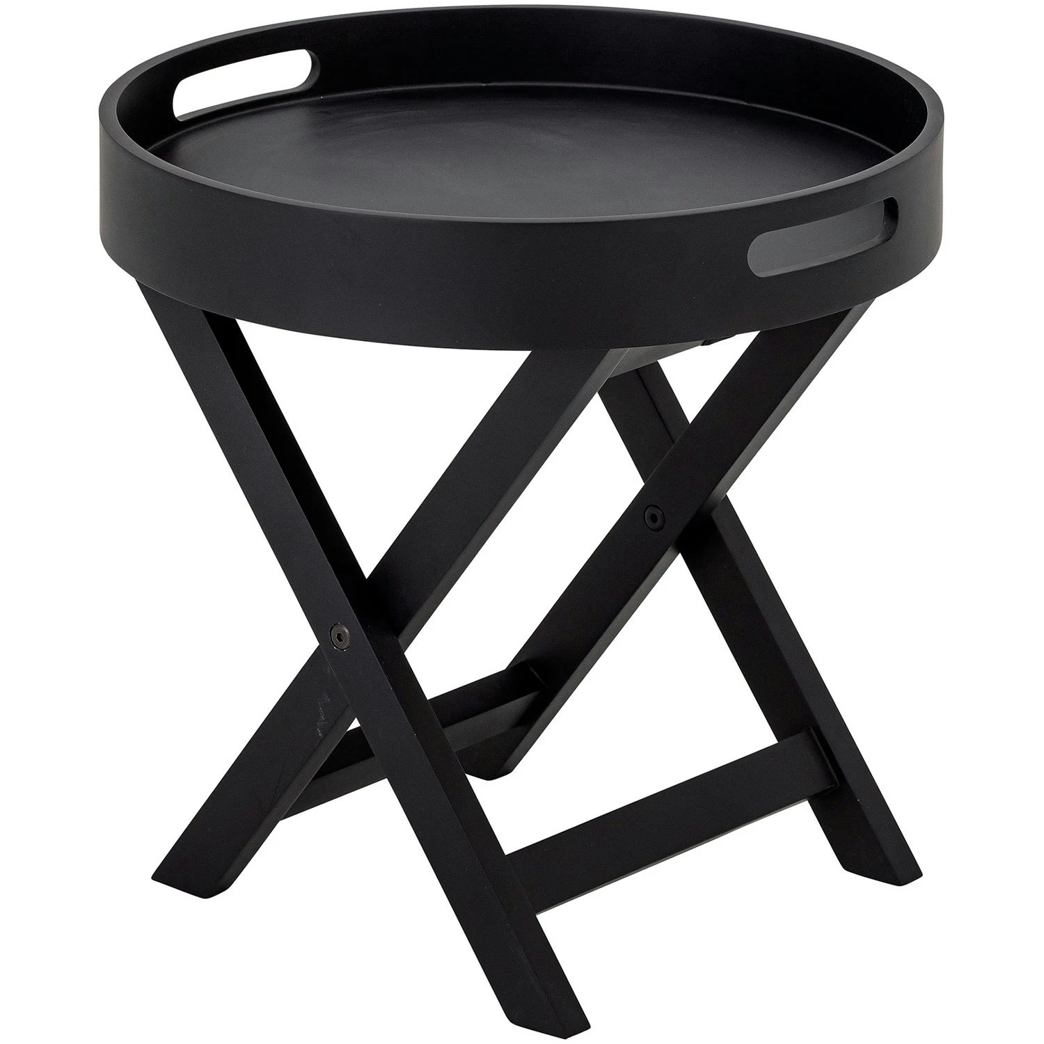 Bloomingville Freya Beistelltisch / Tabletttisch Gummiholz, Schwarz 2 Bloomingville Freya Beistelltisch / Tabletttisch Gummiholz, Schwarz – Bild 2