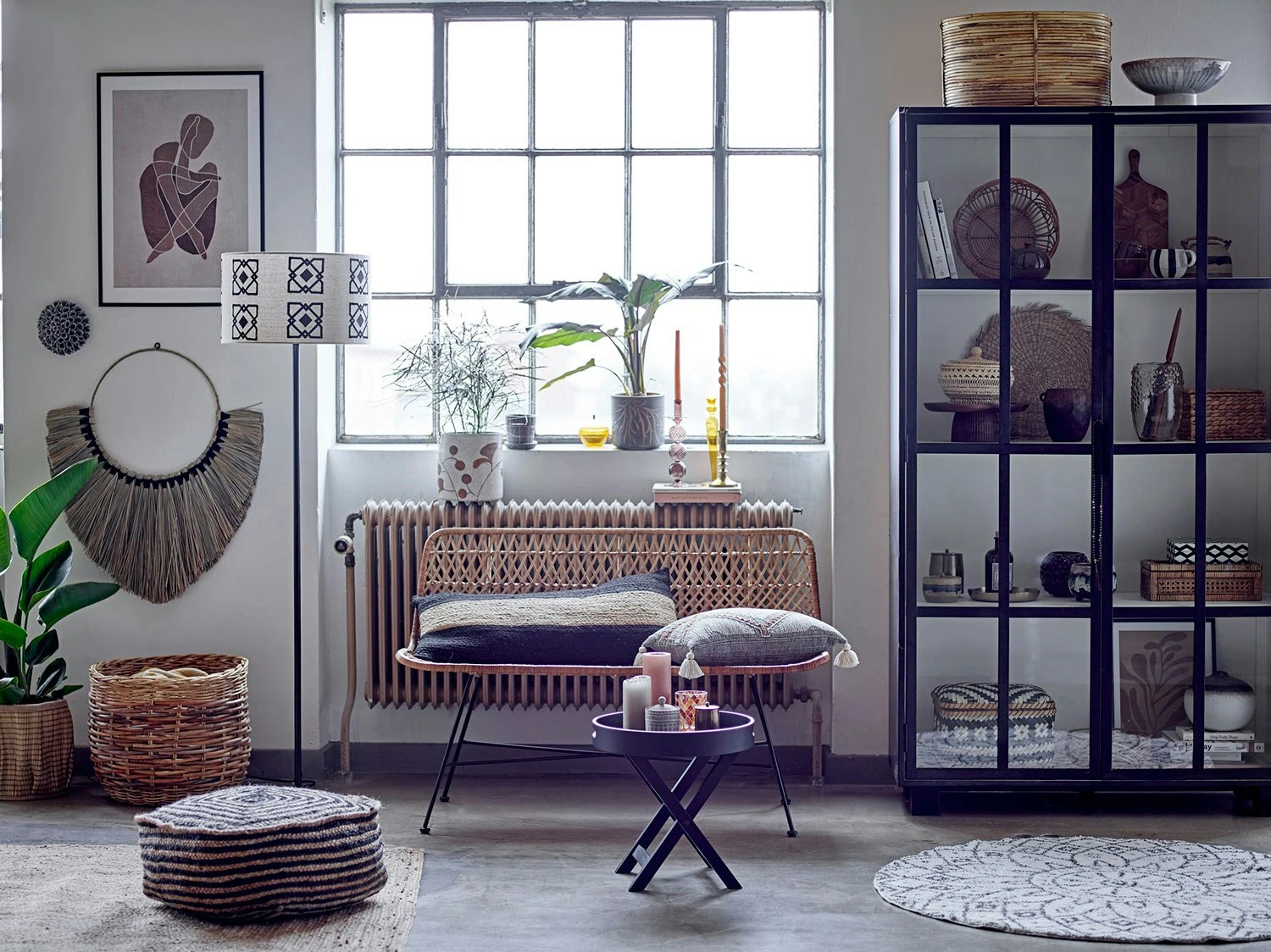 Bloomingville Freya Beistelltisch / Tabletttisch Gummiholz, Schwarz 6 Bloomingville Freya Beistelltisch / Tabletttisch Gummiholz, Schwarz – Bild 6