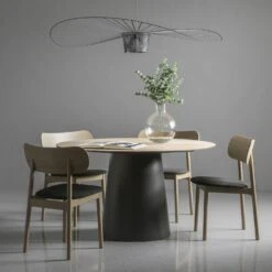 Elephant Breiter Stuhl, Eiche/Schwarzer Samt 11 Elephant Breiter Stuhl, Eiche/Schwarzer Samt -SitzEleganz Geschaft decotique elephant breiter stuhl 7