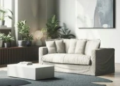 Le Grand Air Sofa 2-Sitzer Baumwolle, Beige 9 Le Grand Air Sofa 2-Sitzer Baumwolle, Beige -SitzEleganz Geschaft decotique le grand air sofa 2 sitzer baumwolle 11