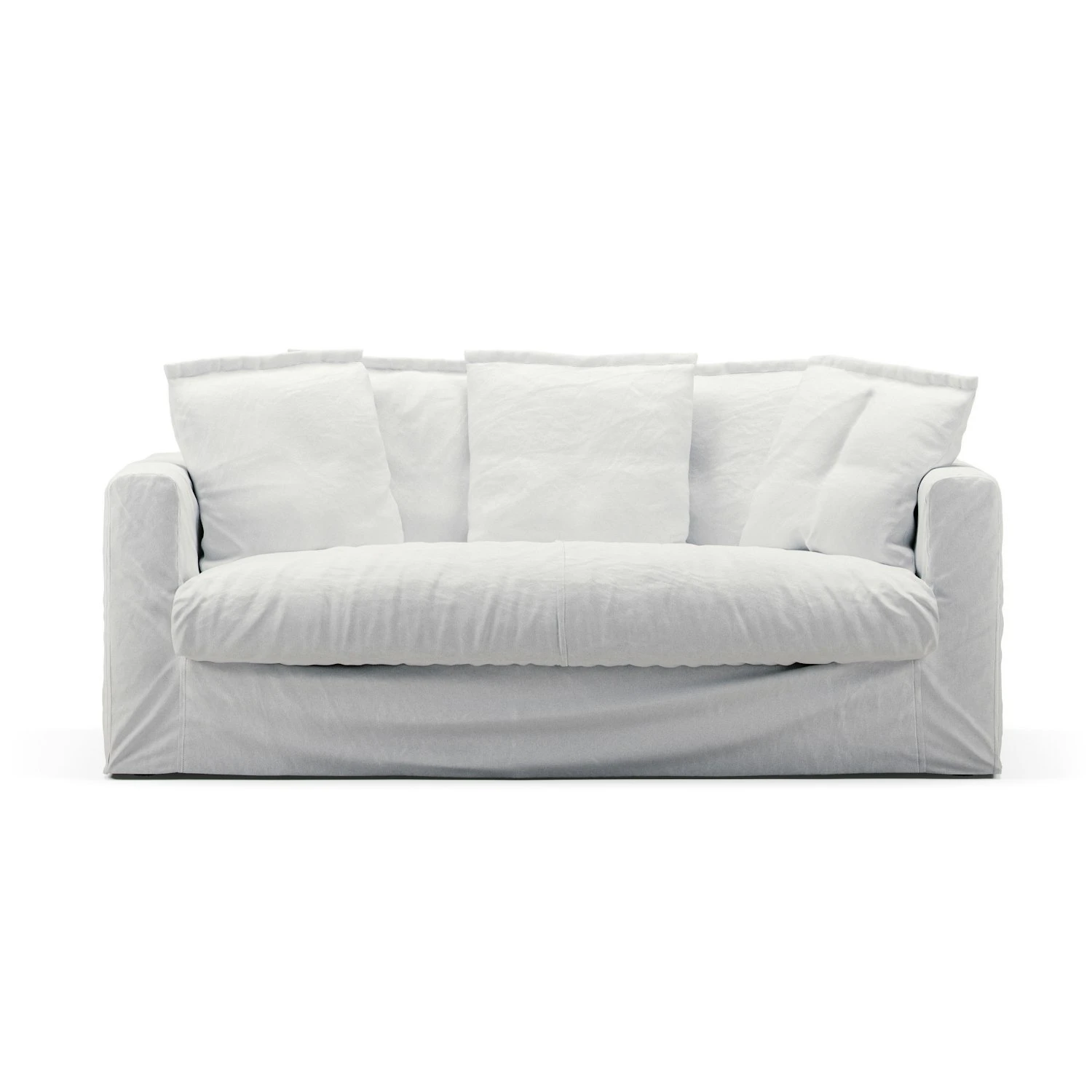 Le Grand Air Sofa 2-Sitzer Baumwolle, Weiß 1 Le Grand Air Sofa 2-Sitzer Baumwolle, Weiß