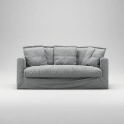 Le Grand Air Sofa 2-Sitzer Baumwolle, Hellgrau 8 Le Grand Air Sofa 2-Sitzer Baumwolle, Hellgrau -SitzEleganz Geschaft decotique le grand air sofa 2 sitzer baumwolle 18