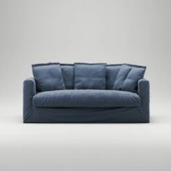 Le Grand Air Sofa 2-Sitzer Baumwolle, Dunkelblau 7 Le Grand Air Sofa 2-Sitzer Baumwolle, Dunkelblau -SitzEleganz Geschaft decotique le grand air sofa 2 sitzer baumwolle 38
