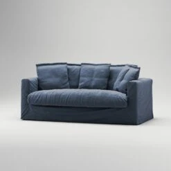 Le Grand Air Sofa 2-Sitzer Baumwolle, Dunkelblau 8 Le Grand Air Sofa 2-Sitzer Baumwolle, Dunkelblau -SitzEleganz Geschaft decotique le grand air sofa 2 sitzer baumwolle 39