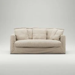 Le Grand Air Sofa 2-Sitzer Baumwolle, Beige 8 Le Grand Air Sofa 2-Sitzer Baumwolle, Beige -SitzEleganz Geschaft decotique le grand air sofa 2 sitzer baumwolle 8
