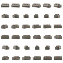 Le Grand Air Sofa 2-Sitzer Leinen, Smokey Granite 9 Le Grand Air Sofa 2-Sitzer Leinen, Smokey Granite -SitzEleganz Geschaft decotique le grand air sofa 2 sitzer leinen 10