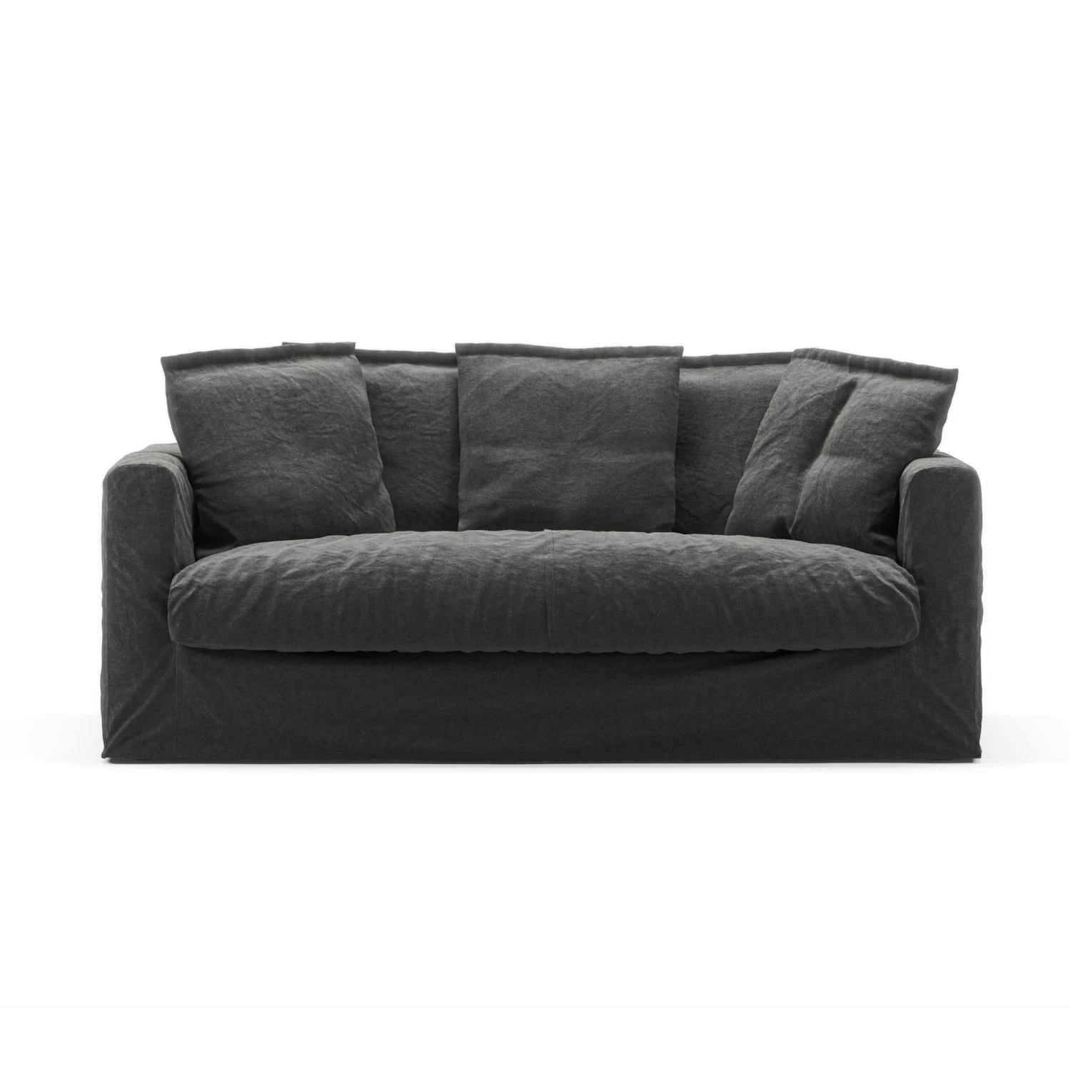 Le Grand Air Sofa 2-Sitzer Leinen, Carbon Dust 1 Le Grand Air Sofa 2-Sitzer Leinen, Carbon Dust