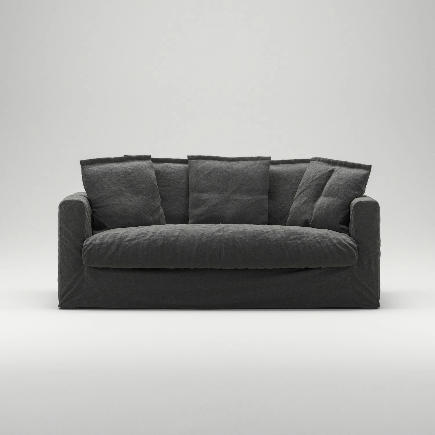 Le Grand Air Sofa 2-Sitzer Leinen, Carbon Dust 2 Le Grand Air Sofa 2-Sitzer Leinen, Carbon Dust – Bild 2