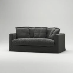Le Grand Air Sofa 2-Sitzer Leinen, Carbon Dust 7 Le Grand Air Sofa 2-Sitzer Leinen, Carbon Dust -SitzEleganz Geschaft decotique le grand air sofa 2 sitzer leinen 15