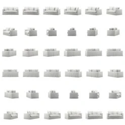 Le Grand Air Sofa 2-Sitzer Leinen, Misty Grey 9 Le Grand Air Sofa 2-Sitzer Leinen, Misty Grey -SitzEleganz Geschaft decotique le grand air sofa 2 sitzer leinen 3