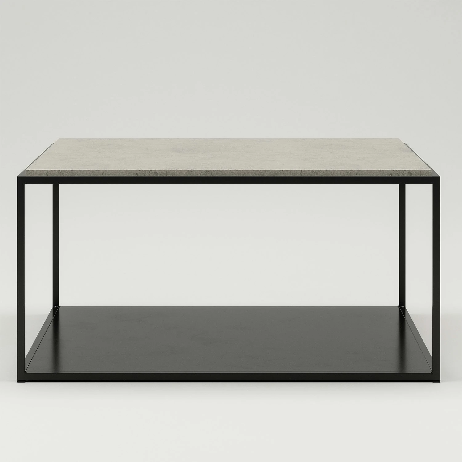 Marvelous Kaffeetisch 123x63 Cm, Jura-Kalkstein / Schwarz 2 Marvelous Kaffeetisch 123x63 Cm, Jura-Kalkstein / Schwarz – Bild 2