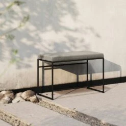 Bench Outdoor Bank Outdoor Sunbrella, Taupe -SitzEleganz Geschaft department bank outdoor sunbrella 39