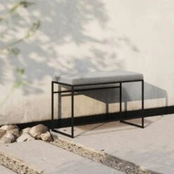 Bank Outdoor Sunbrella, Flanelle -SitzEleganz Geschaft department bank outdoor sunbrella 42