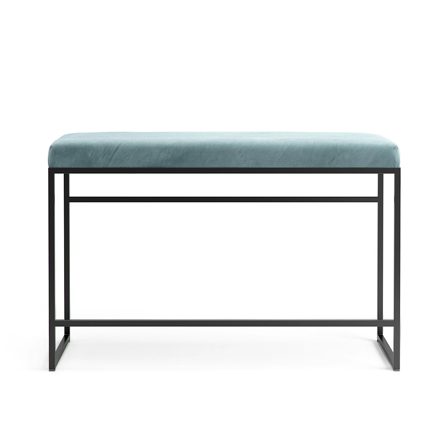 Bank Schwarz / Samt Petrol 1 Bank Schwarz / Samt Petrol