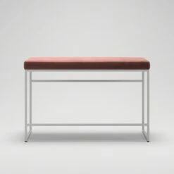 Bank, Weiß / Rost Samt 6 Bank, Weiß / Rost Samt -SitzEleganz Geschaft department bank wei 107