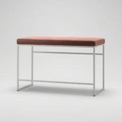 Bank, Weiß / Rost Samt 7 Bank, Weiß / Rost Samt -SitzEleganz Geschaft department bank wei 108