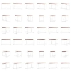 Bank Weiß / Samt Mellow 7 Bank Weiß / Samt Mellow -SitzEleganz Geschaft department bank wei 15