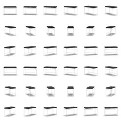 Bank, Weiß / Schwarz Samt 9 Bank, Weiß / Schwarz Samt -SitzEleganz Geschaft department bank wei 63