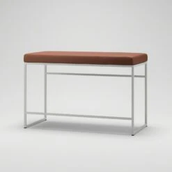 Bank, Weiß / Braun Leder 8 Bank, Weiß / Braun Leder -SitzEleganz Geschaft department bank wei 72