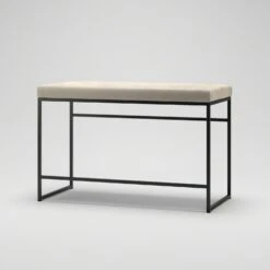 Bank, Schwarz / Beige Samt 7 Bank, Schwarz / Beige Samt -SitzEleganz Geschaft department bank wei 78