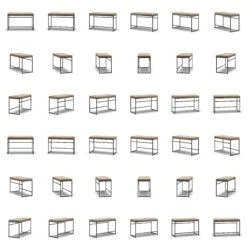 Bank, Schwarz / Taupe Samt 9 Bank, Schwarz / Taupe Samt -SitzEleganz Geschaft department bank wei 85