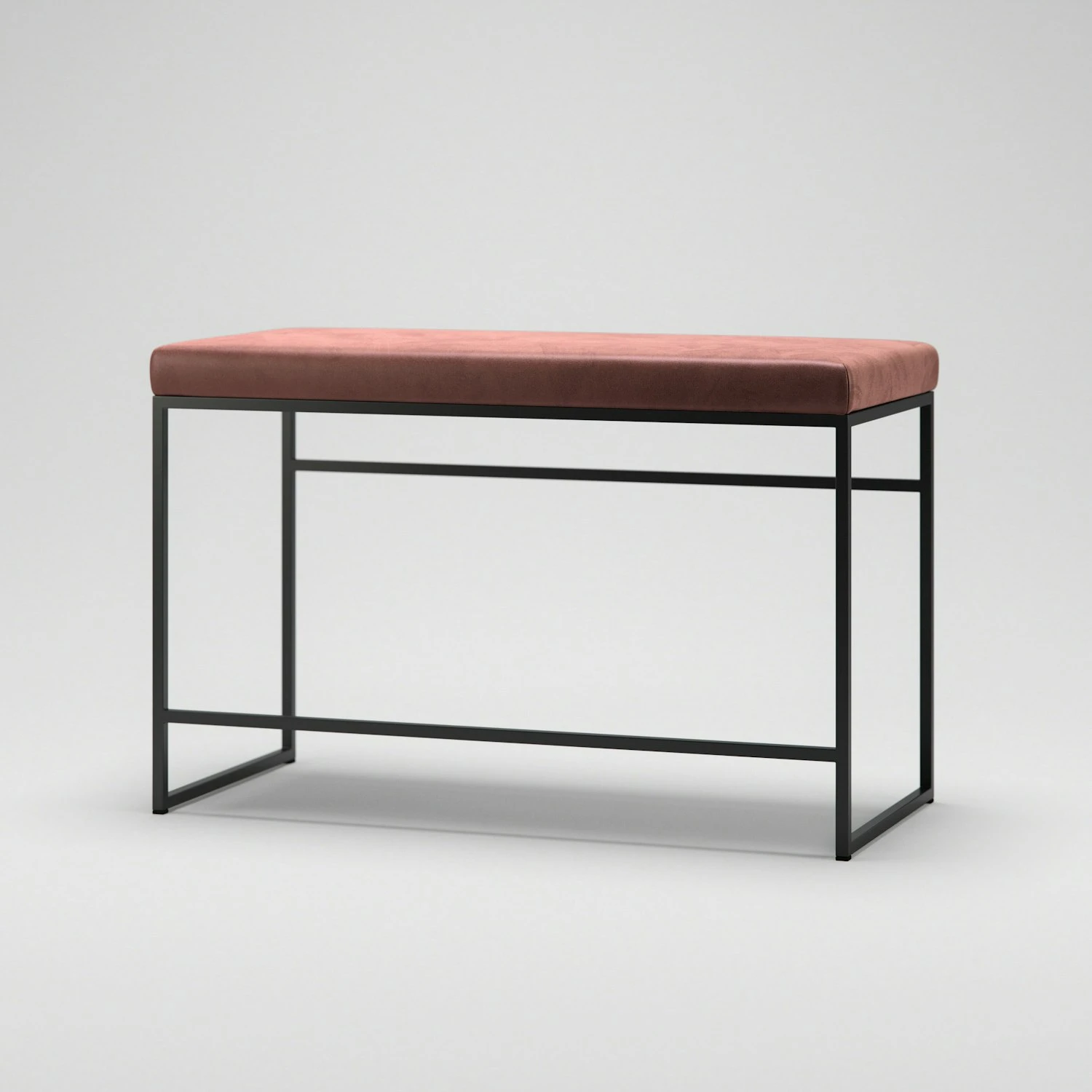 Bank, Schwarz / Rost Samt 3 Bank, Schwarz / Rost Samt – Bild 3