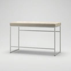 Bank, Weiß / Beige Samt 7 Bank, Weiß / Beige Samt -SitzEleganz Geschaft department bank wei 98