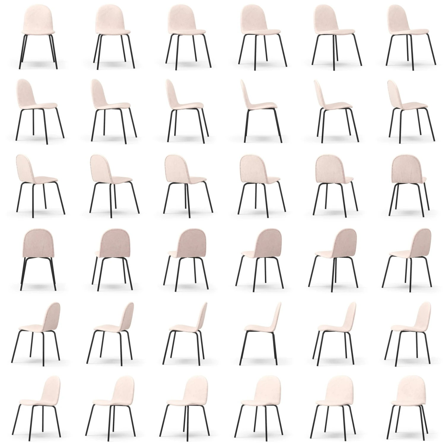 Uni Stuhl, Rosa 6 Uni Stuhl, Rosa – Bild 6