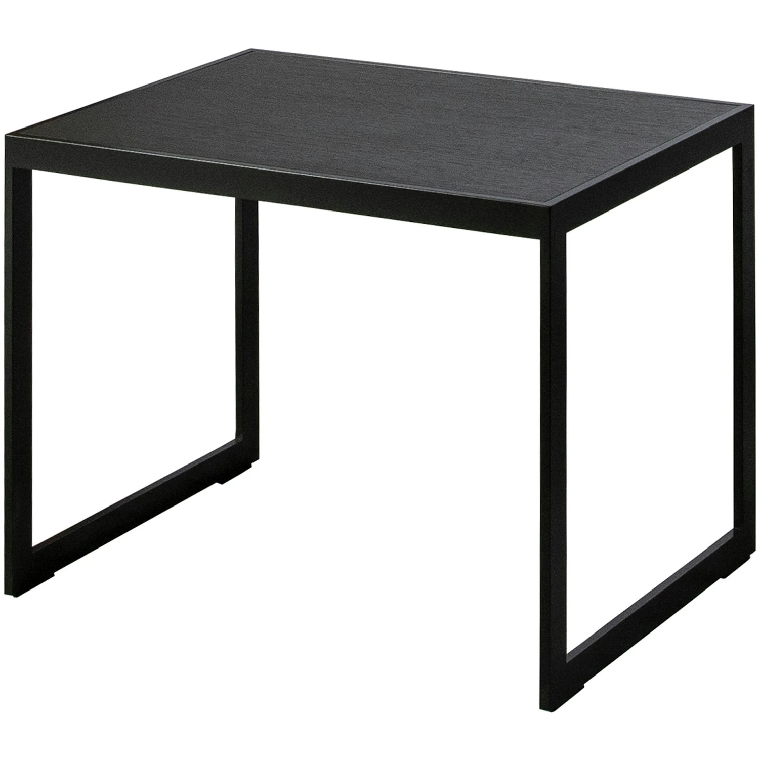 Square Beistelltisch 56x41x43 Cm, Schwarz/In Schwarzer Eiche 2 Square Beistelltisch 56x41x43 Cm, Schwarz/In Schwarzer Eiche – Bild 2
