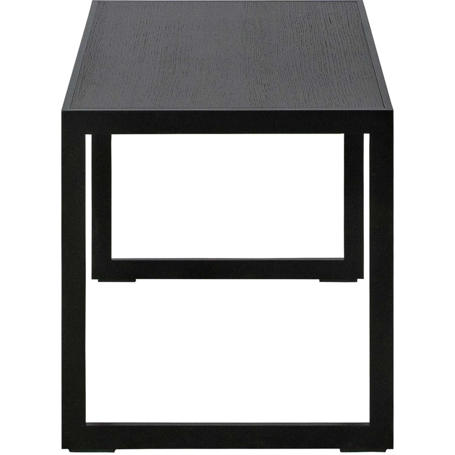 Square Beistelltisch 56x41x43 Cm, Schwarz/In Schwarzer Eiche 3 Square Beistelltisch 56x41x43 Cm, Schwarz/In Schwarzer Eiche – Bild 3