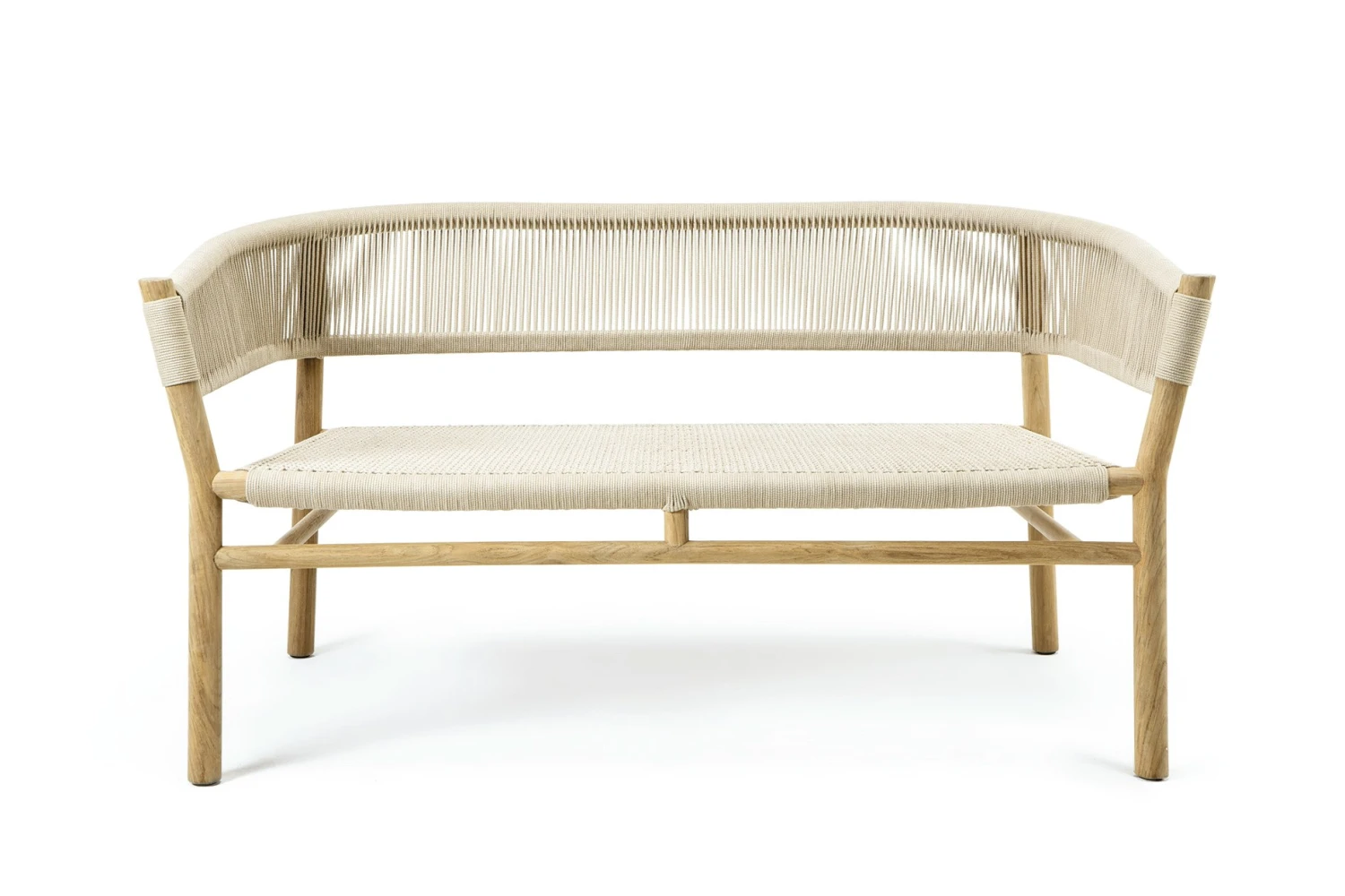 Kilt Sofa 2-Sitzer, Teak / Sand 2 Kilt Sofa 2-Sitzer, Teak / Sand – Bild 2