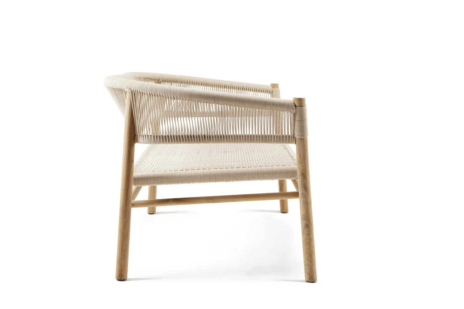 Kilt Sofa 2-Sitzer, Teak / Sand 4 Kilt Sofa 2-Sitzer, Teak / Sand – Bild 4