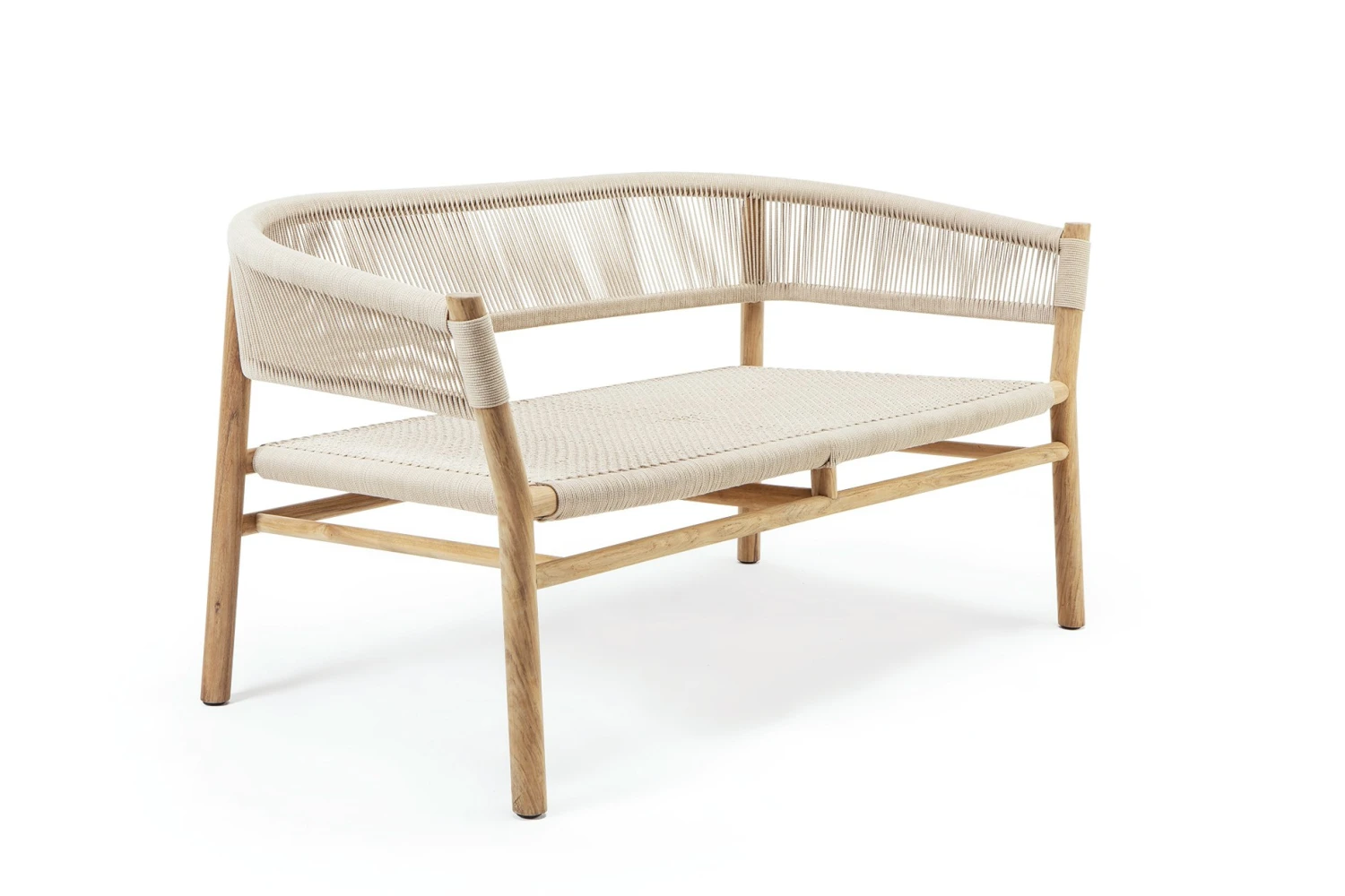 Kilt Sofa 2-Sitzer, Teak / Sand 5 Kilt Sofa 2-Sitzer, Teak / Sand – Bild 5