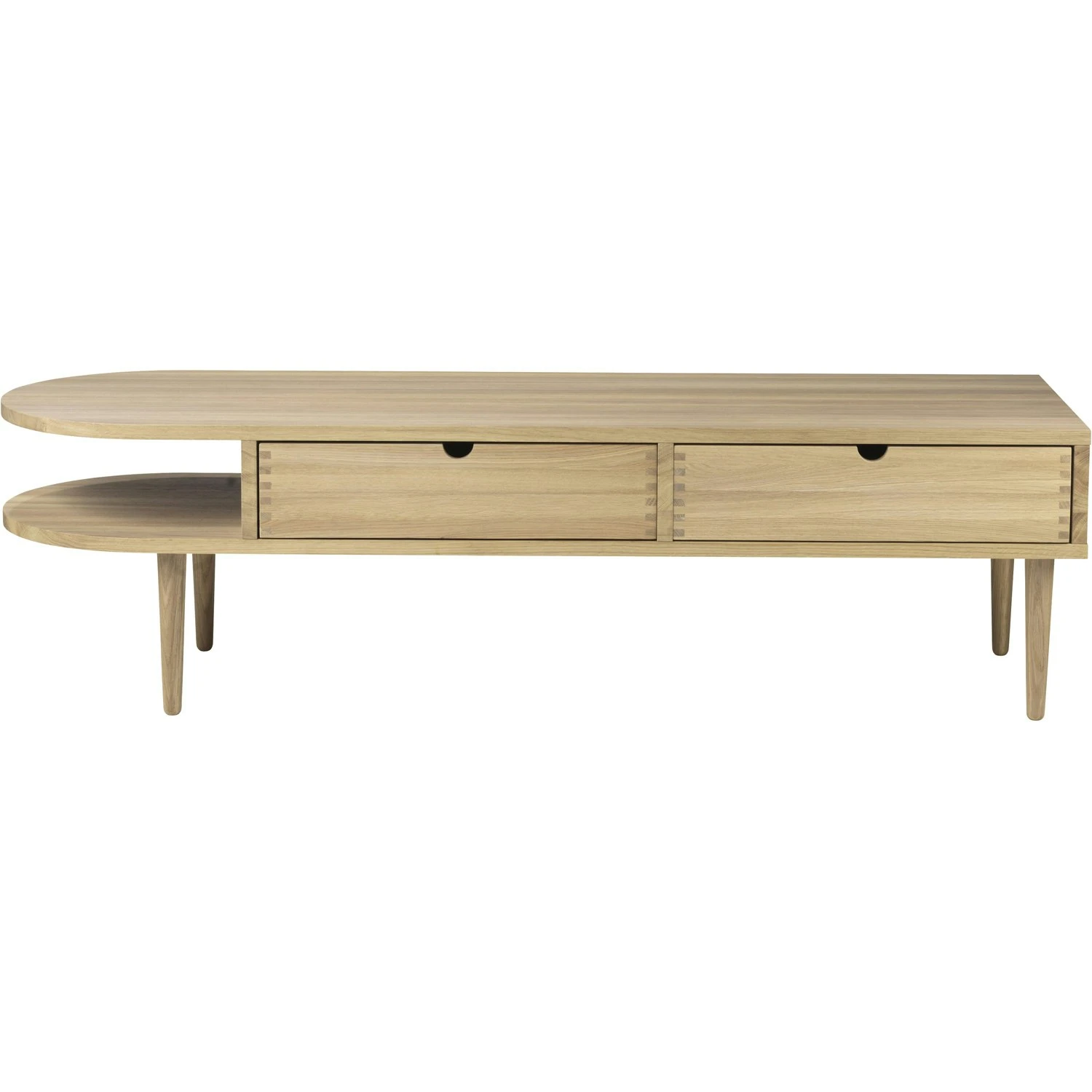 F24 Radius Bench 145 Cm, Lacquered Oak 1 F24 Radius Bench 145 Cm, Lacquered Oak