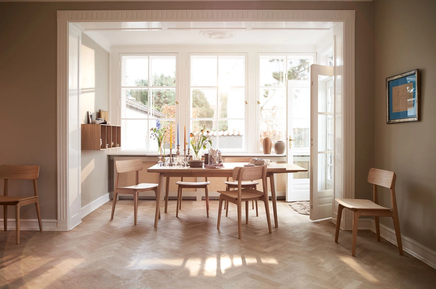 J175 Åstrup Dining Chair , Lacquered Oak 6 J175 Åstrup Dining Chair , Lacquered Oak – Bild 6