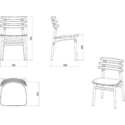 J48 Dining Chair , Lacquered Oak / Black Leather 9 J48 Dining Chair , Lacquered Oak / Black Leather -SitzEleganz Geschaft fdb mbler j48 dining chair 1