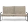 Ferm LIVING Desert Dolce Sofa Dark Sand / Schwarz, 2-Sitzer
