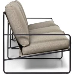 Ferm LIVING Desert Dolce Sofa Dark Sand / Schwarz, 3-Sitzer 10 Ferm LIVING Desert Dolce Sofa Dark Sand / Schwarz, 3-Sitzer -SitzEleganz Geschaft ferm living desert dolce sofa black dark sand 10