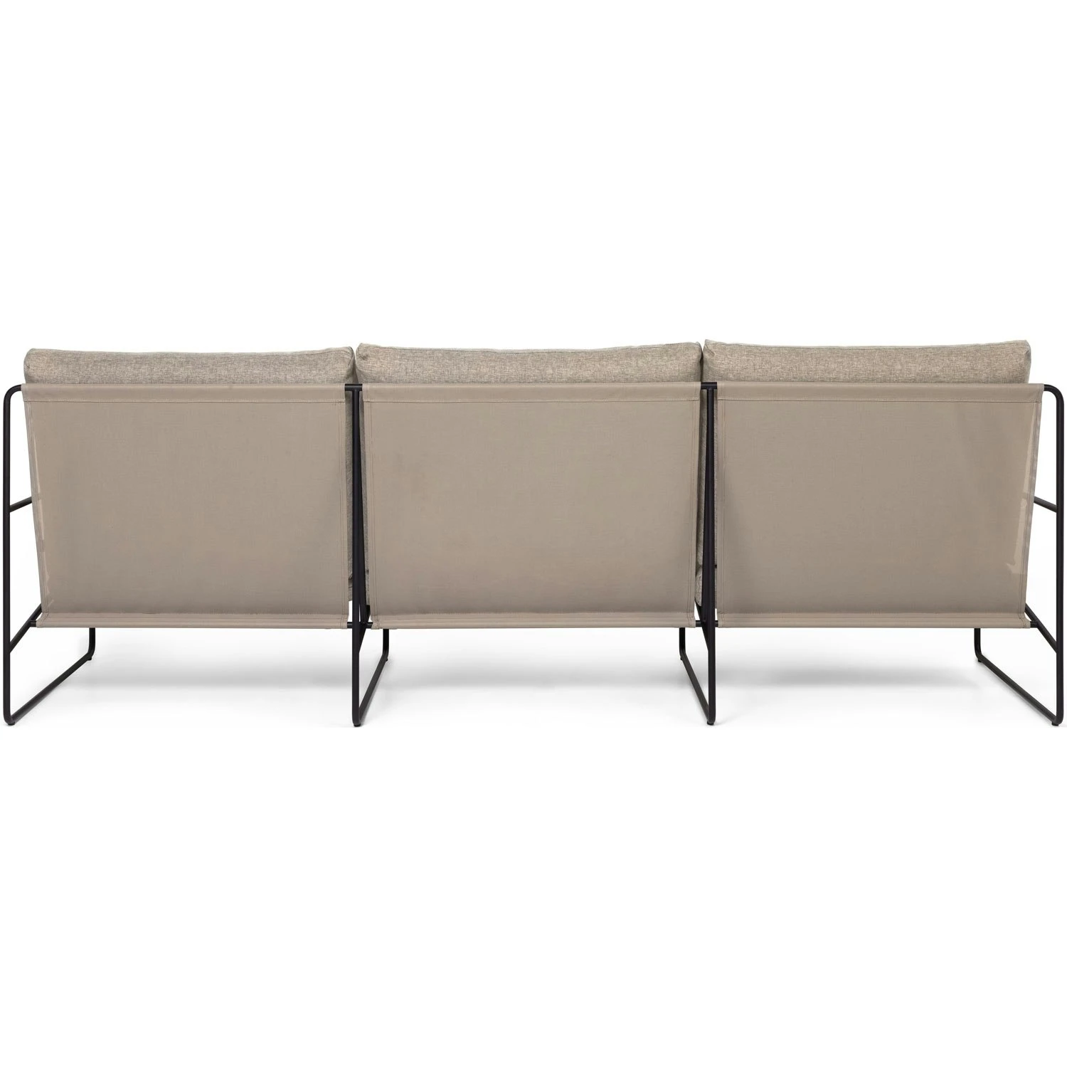 Ferm LIVING Desert Dolce Sofa Dark Sand / Schwarz, 3-Sitzer 3 Ferm LIVING Desert Dolce Sofa Dark Sand / Schwarz, 3-Sitzer – Bild 3