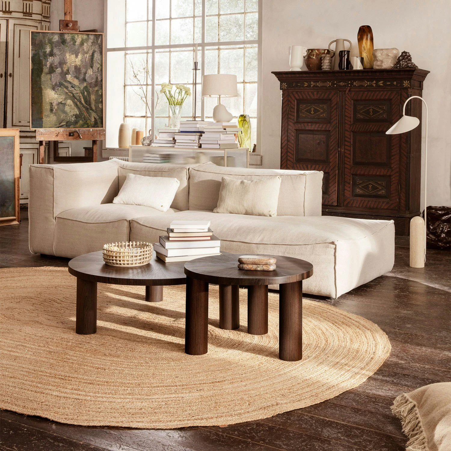 Ferm LIVING Post Kaffeetisch Smoked Oak Star Ø65 X 41.4 Cm / Small 6 Ferm LIVING Post Kaffeetisch Smoked Oak Star Ø65 X 41.4 Cm / Small – Bild 6