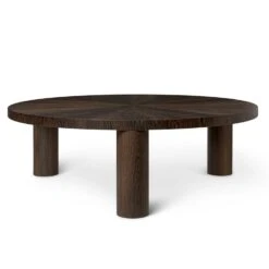 Ferm LIVING Post Kaffeetisch Smoked Oak Star Ø100 X 33.4 Cm / Large