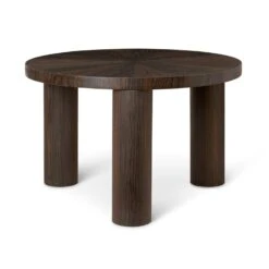 Ferm LIVING Post Kaffeetisch Smoked Oak Star Ø65 X 41.4 Cm / Small