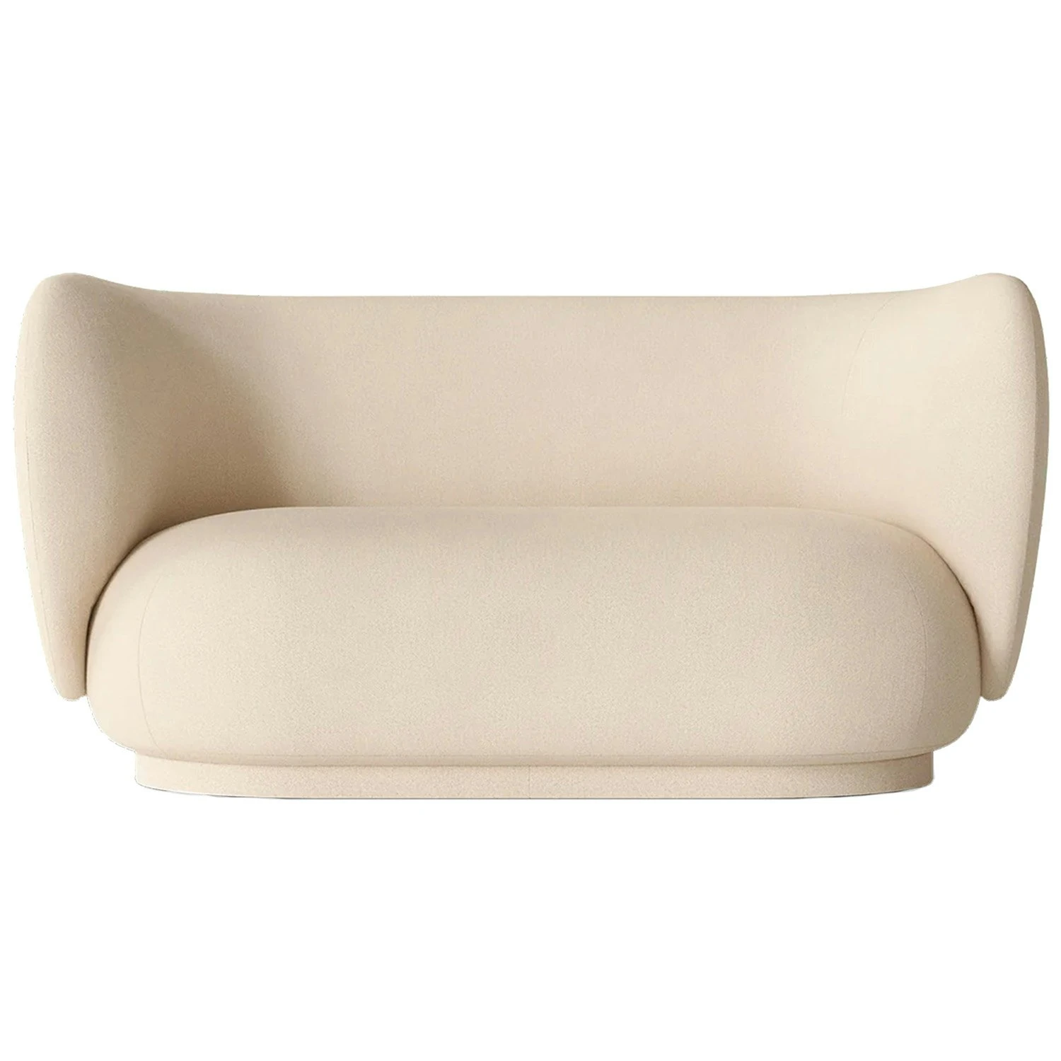 Ferm LIVING Rico Brushed 2-Sitzer-Sofa, Altweiß 1 Ferm LIVING Rico Brushed 2-Sitzer-Sofa, Altweiß