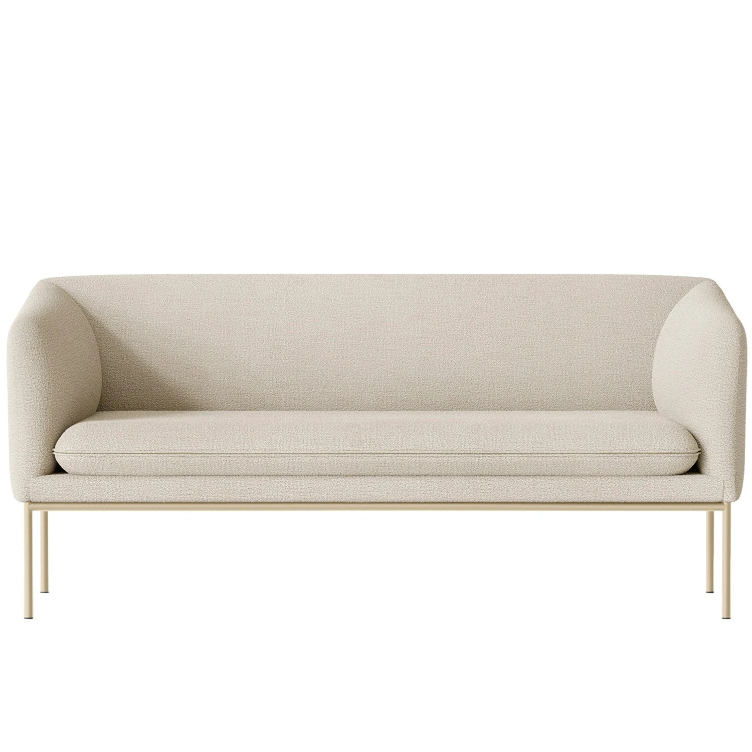 Ferm LIVING Turn Boucle 2-Sitzer-Sofa, Altweiß 1 Ferm LIVING Turn Boucle 2-Sitzer-Sofa, Altweiß