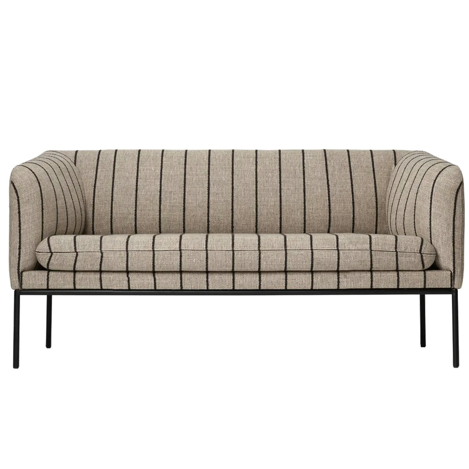 Ferm LIVING Turn Boucle 2-Sitzer-Sofa, / Schwarz Sand 1 Ferm LIVING Turn Boucle 2-Sitzer-Sofa, / Schwarz Sand