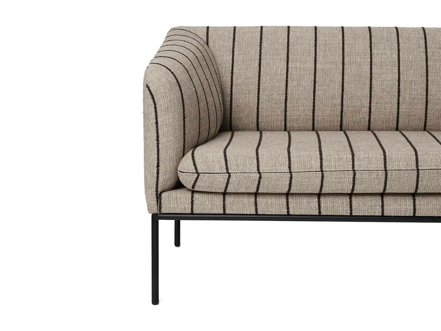 Ferm LIVING Turn Boucle 2-Sitzer-Sofa, / Schwarz Sand 2 Ferm LIVING Turn Boucle 2-Sitzer-Sofa, / Schwarz Sand – Bild 2