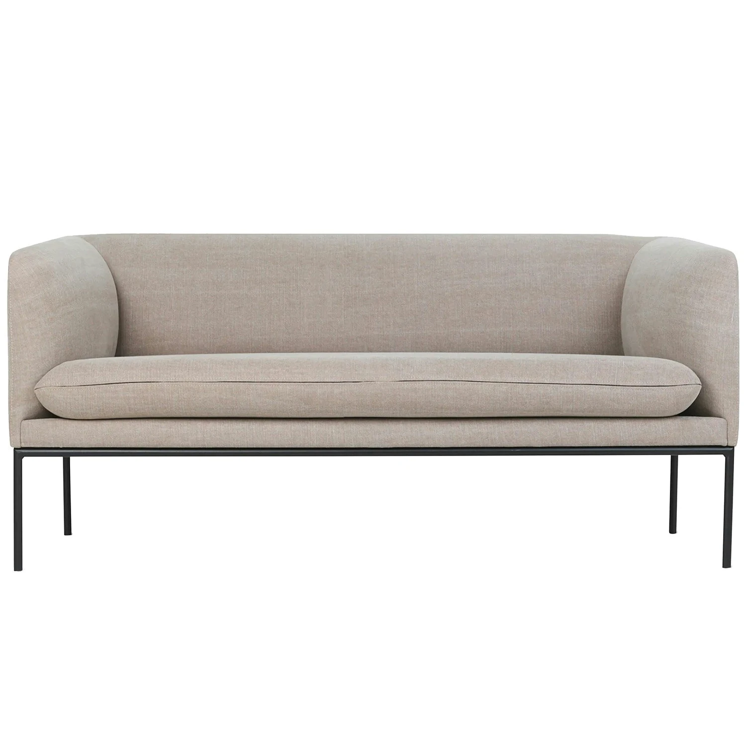 Ferm LIVING Turn Boucle 2-Sitzer-Sofa / Natur 1 Ferm LIVING Turn Boucle 2-Sitzer-Sofa / Natur