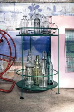 Guinguette Perforierter Beistelltisch, Ø40 Cm/ Acapulco Blue 6 Guinguette Perforierter Beistelltisch, Ø40 Cm/ Acapulco Blue -SitzEleganz Geschaft fermob guinguette beistelltisch auf rollen 40 cm 10 4