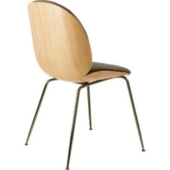 Gubi Beetle 3D Veneer Stuhl Eiche/Chrom, Soft Leather Grey 5 Gubi Beetle 3D Veneer Stuhl Eiche/Chrom, Soft Leather Grey -SitzEleganz Geschaft gubi beetle dining chair blkchrome soft leather gray 2