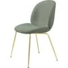 Gubi Beetle Dining Chair, Brass, PG2